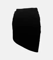 [Jacquemus] Jacquemus The Drapeado jersey miniskirt UK 4 black