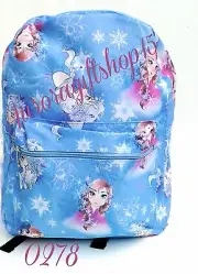Disney Frozen* Anna Elsa & ligth BlueLarge 16" School Backpack AllOverPrint-0278