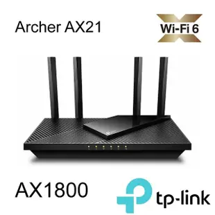 【TP-Link】Archer AX21 AX1800 雙頻 雙核CPU WiFi 6 無線網路分享路由器(Wi-Fi 6分享器)