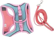 Cat Harness Escape Proof Long Leash Set for Cat Kitten Vest Pet Controlling Rope