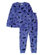 Tilt Elasticated Waist Boys 8-16 Fleece Pyjama Set, Blue, Size 10