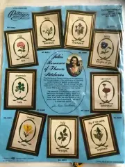 Vintage Paragon Needle Craft "Crocus" Julie Nixon Eisenhower Kit 1975