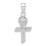 Sterling Silver Polished Mi Primera Communion Mini Ribbon Pendant