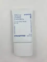 Innisfree Daily UV Defense Mineral Sunscreen SPF 45 with Hyaluronic Acid