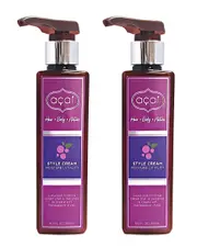 Acai Unisex 10oz Moisture & Vitality Style Cream 2 Pack