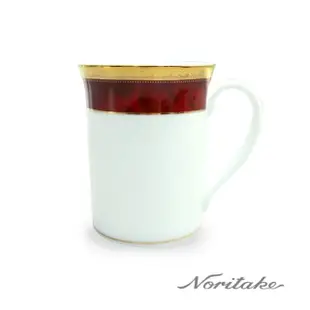 【NORITAKE】皇家馬克杯-紅邊