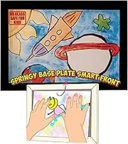 Kids Artwork Frames Changeble, Kids Art Frame, Childrens Art Project Frames, A4 Size Paper Picture Frame for Kid Artwork, Kıds Art Display Frame - NO GLASS frame, SAFE for your Kids (Black)