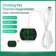 Aquarium Thermometer Digital Reptile Fish Tank Water Temperature Humidity Tester