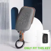 Alcantara Gray Suede Leather Remote Key Fob protect Cover Fits 14-24 IS250 IS350