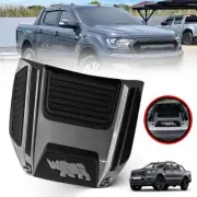 Fits Ford Ranger PX Ute Pickup 2015-2018 Hood Scoop Bonnet Vent Gray Rhino Cover