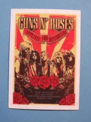Music STICKER: GUNS N' ROSES Appetite for Destruction Apollo Theatre Poster