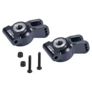 NEW GPM Racing Aluminum 7075 Rear Hub Set Black for Losi 1/10 Lasernut U4