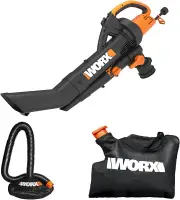 Trivac 3-In-1 Electric Leaf Blower for Lawn Care, Leaf Mulcher/Leaf Vacuum with