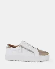 Miss Sofie Lyda/White/gold Womens Sneakers 05