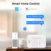 (Aus) Security Alarm System Kit Gsm+Wifi Auto Dialing Home Security Wireless HG