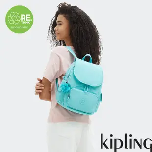 Kipling『猴子包』拉鍊掀蓋後背包-CITY PACK S(多款任選)