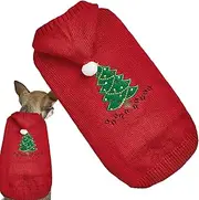 Christmas Pet Clothes, Dog Knitwear with Hat, Winter Dog Sweater with Hat, Christmas Pet Knitwear, Holiday Dog Jumper, Dog Sweater for Dog