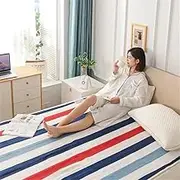 Electric Blanket Cosy Heated Warm Blanket Heated Throw with Timer, Overheat Protection,180cmx200cm White