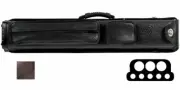 Elite ECNR35 BLACK 3Bx5S Billiards Pool Cue Stick Case w/ Shoulder Strap
