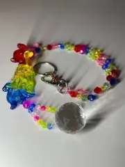 Dinosaur Beaded Suncatcher Rearview Mirror Ornament Crystal Prism Car Charm