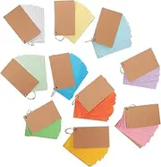 WEKAMOS Notes 10pcs Study Flashcards with Horizontal Lines for Vocabulary Meetings Work