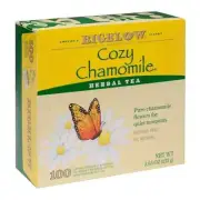 Bigelow Cozy Caffeine Free Chamomile Herbal Tea, 100 ct.