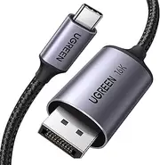 UGREEN 16K@30Hz Unidirectional USB C to DisplayPort 2.1 Cable 2M 8K 120Hz 4K 240Hz HDR Type C Thunderbolt 4/3 Compatible with MacBook Dell XPS Odyssey iPad Pro Air Surface iPhone 16/15 Series Galaxy