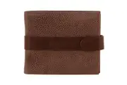 Pierre Cardin Mens RFID Leather Tab Wallet - Brown