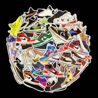 在飛比找Yahoo奇摩拍賣-7-11運費0元優惠優惠-100枚 籃球鞋貼紙喬丹nike潮牌男女嘻哈吉他滑板電腦頭盔