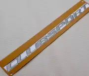Chrome CLUBSPORT Script Badge For HSV VY VZ with Self Adhesive Back X 2 Combo