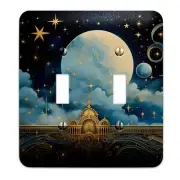 Decorative Wallplate - Celestial Punk Light Switch Cover, Multiple Sizes, Home D