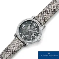 在飛比找momo購物網優惠-【OLIVER WEBER】俏麗豹紋手錶(奧地利設計師品牌)