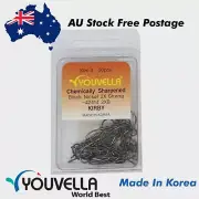 Fishing Hooks Bulk Youvella Kirby 30 pcs Free Postage. Chem Sharpened