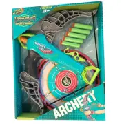 Pro Star Bow and Arrow Archery Set Kids Toy with Target Ages 3+ Indoor Outdoor
