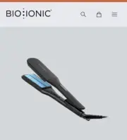 Bio Ionic OnePass Styling Iron - Black - 1.5"