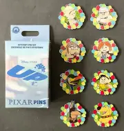 2024 Disney Pixar Up Balloons Mystery Pin Complete Set.