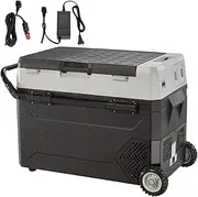 35L/45L/55L Portable Foldable Handle Car Refrigerator With Wheel Compressor Freezer For Camping Picnics Car Home Traval(55L)