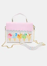 [Loungefly] Pokemon Ice Cream Scalloped Crossbody Bag