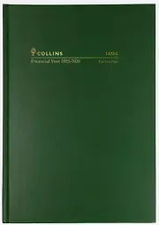 2025 2026 Financial Year Diary◉Collins A4◉Day to Page DTP◉14M4.P40◉Green