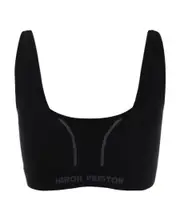 Heron Preston Logo Printed Scoop Neck Sports Bra S/M Black