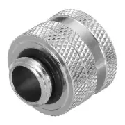 Water Cooling Tube Fitting G1/4" to 14mm ID Quick Tighten Compression Silver