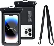 EiYioun Waterproof Floating Phone Pouch, Universal IPX8 Waterproof Case for iPhone Samsung Galaxy Series, 6.9" Dry Bag with Lanyard for Beach Pool Water Play Swimming