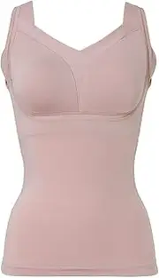[Bradelis] New York Wire-Free Correction Bra Cami, Yukinae Soft Silk Blend Bra Cami 24, Rose Beige, 4L
