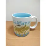 STARBUCKS 加州 CALIFORNIA  星巴克杯 城市杯 紀念杯