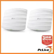 TP-Link EAP225 2 Pack AC1350 Wireless MU-MIMO Gigabit Ceiling Mount Access Point