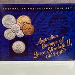 I058 澳洲伊莉莎白二世錢幣 一套6枚QUEEN ELIZABETH II
