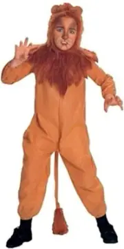 Rubies Child's Wizard of Oz Cowardly Lion Costume, Medium 8-10