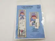 I Love Snowmen Cross Stitch Kit Imaginating by Diane Arthurs 1749 T55497
