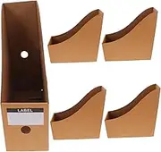 FUNNETOYU 5Pcs Desktop File Organizer Rack Document Holder for Home Office Creative Storage for Magazines Books and Letters Tidy Your Workspace