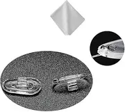 Push-in Nose Pads,5 Pairs Soft Silicone Nose Pads for Eyeglasses/Sunglasses/Eyewear,15mm Slide in Clear Nose Piece(Teardrop Shape)